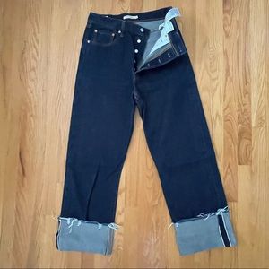 Levi’s selvedge ribcage jeans. Women’s size 30
